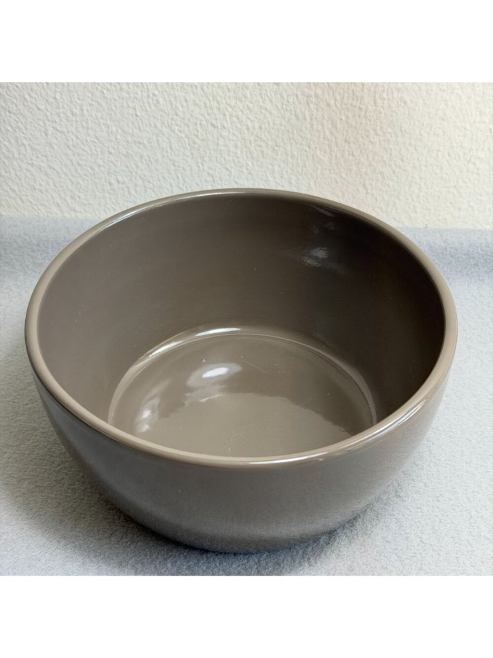 Vintage Pink And Gray Stoneware Ceramic 7” Serving Bowl Fruit Bowl/ Made In Germ - Picture 6 of 13